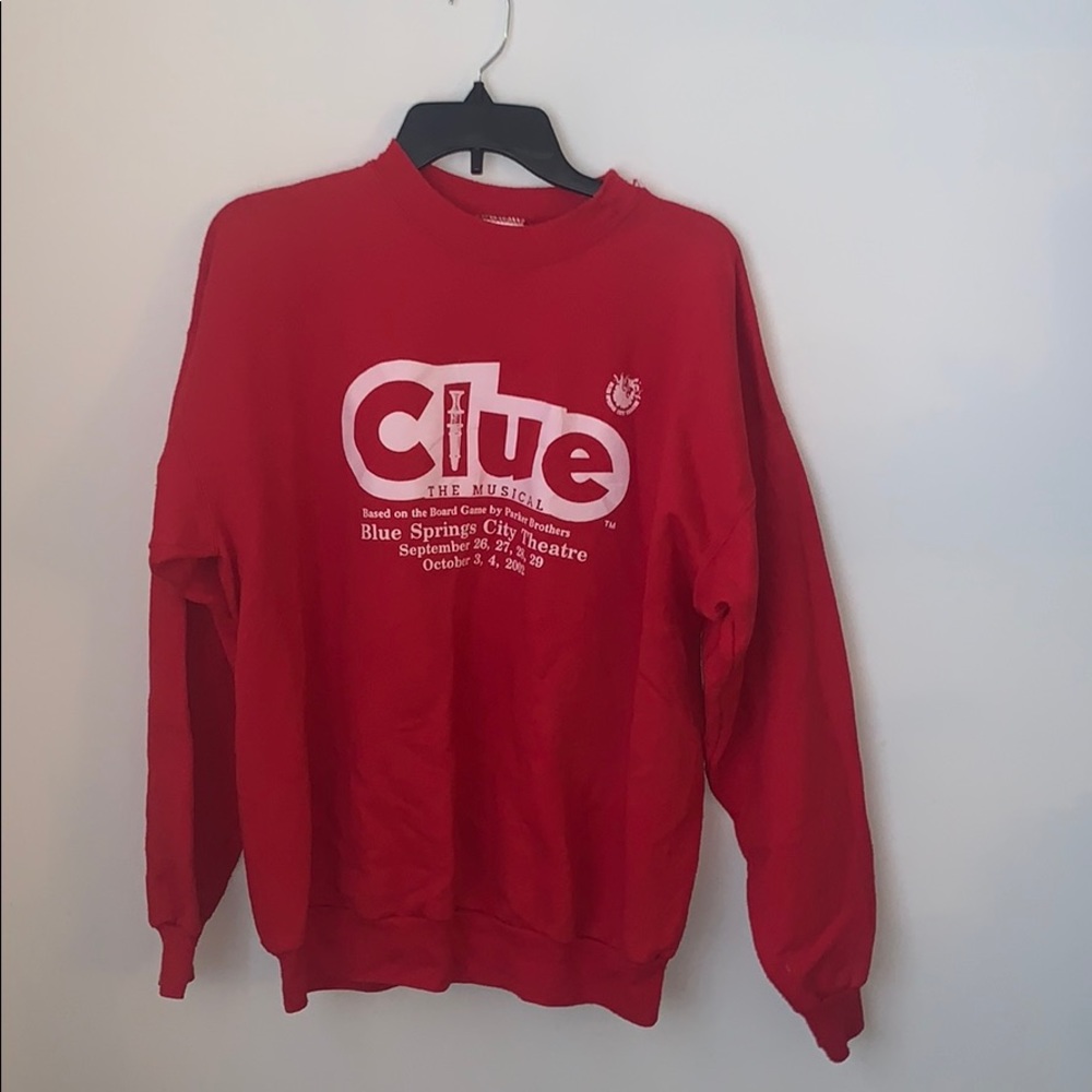 Thrifted crew neck